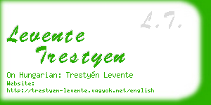 levente trestyen business card